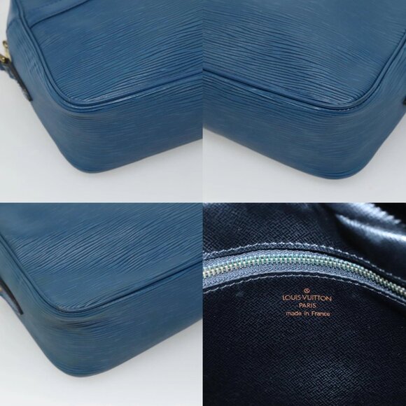 LOUIS VUITTON Epi Trocadero 27 Shoulder Bag Blue M52315 LV Auth MX007 - Picture 16 of 16